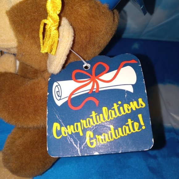 Dakin Class of 1986 Congo the Monkey plush stuffed 8” animal for the graduate! - Picture 4 of 5